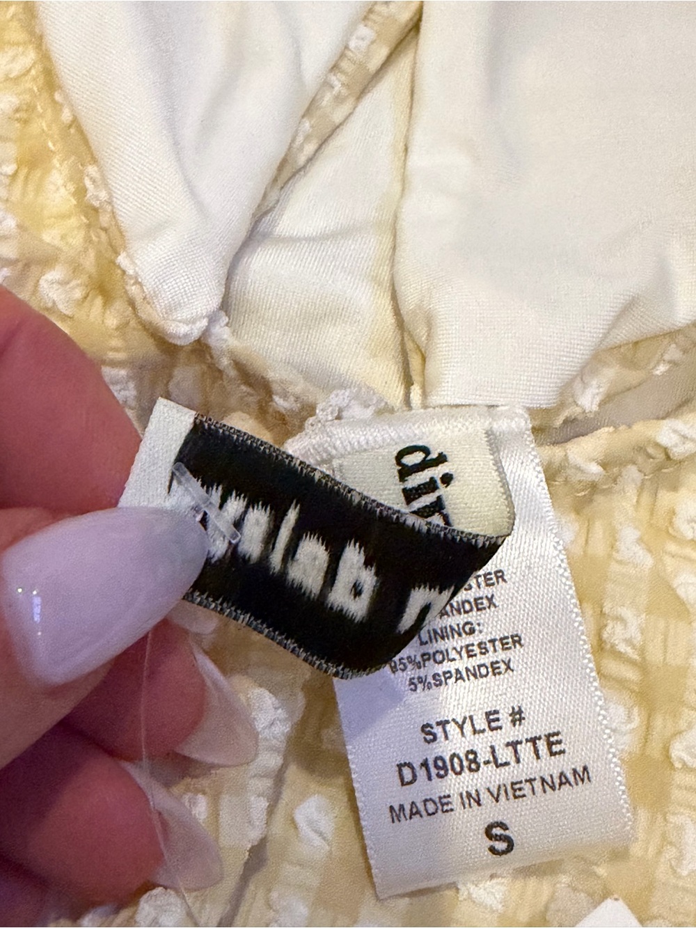 Dippin’ Daisy’s Saltwater Gingham One Piece Swimsuit S NWT - Picture 7 of 8